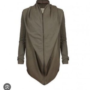 Allsaints green Bruce hoody size us 2 uk 6
